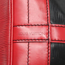 LOUIS VUITTON Epi Noe Shoulder Bag Bicolor Black Red M44017 LV Auth 133153-17