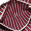 GUCCI Tote Bag Canvas Navy Gold 141470 Auth 133157-20