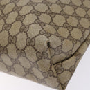 GUCCI GG Supreme Web Sherry Line Tote Bag PVC Beige Red 39 02 003 Auth 133158-12