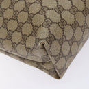 GUCCI GG Supreme Web Sherry Line Tote Bag PVC Beige Red 39 02 003 Auth 133158-13