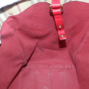 BURBERRY Nova Check Shoulder Bag PVC Beige Gold Auth 133163-11