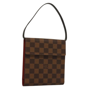 LOUIS VUITTON Damier Ebene CD Holder Pouch N62935 LV Auth 133166
