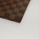 LOUIS VUITTON Damier Ebene CD Holder Pouch N62935 LV Auth 133166-15