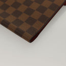 LOUIS VUITTON Damier Ebene CD Holder Pouch N62935 LV Auth 133166-17
