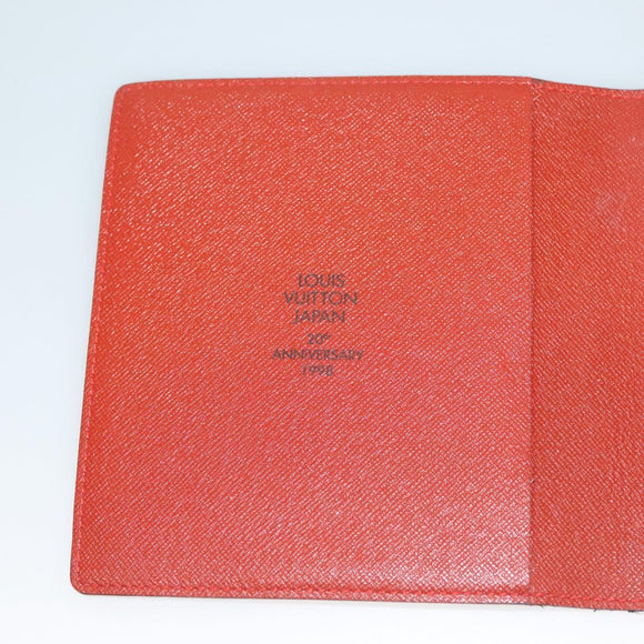 LOUIS VUITTON Damier Ebene CD Holder Pouch N62935 LV Auth 133166