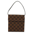 LOUIS VUITTON Damier Ebene CD Holder Pouch N62935 LV Auth 133166-13