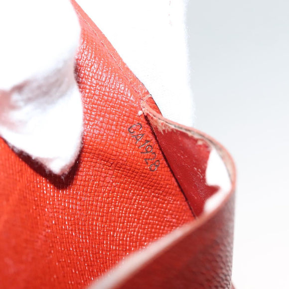 LOUIS VUITTON Damier Ebene CD Holder Pouch N62935 LV Auth 133166