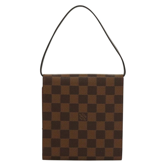 LOUIS VUITTON Damier Ebene CD Holder Pouch N62935 LV Auth 133166