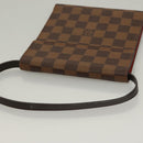 LOUIS VUITTON Damier Ebene CD Holder Pouch N62935 LV Auth 133166-6
