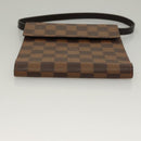 LOUIS VUITTON Damier Ebene CD Holder Pouch N62935 LV Auth 133166-5
