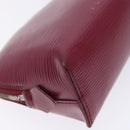 LOUIS VUITTON Epi Pochette Cosmetic PM Pouch Fuchsia M40641 LV Auth 133170-16