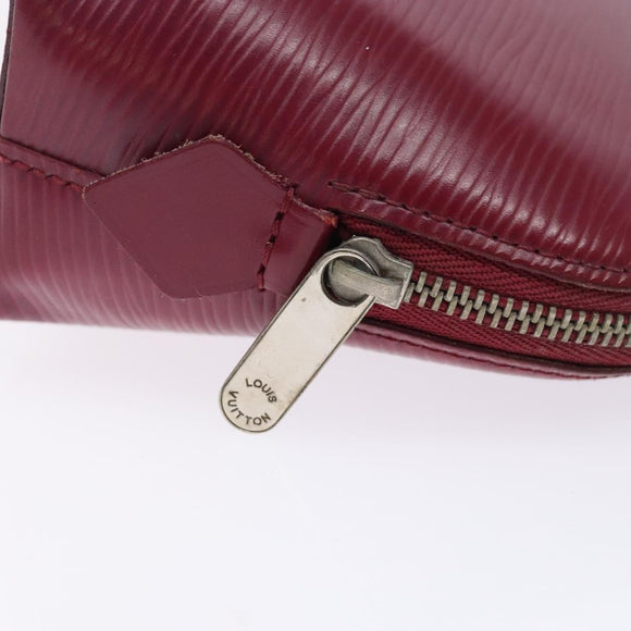 LOUIS VUITTON Epi Pochette Cosmetic PM Pouch Fuchsia M40641 LV Auth 133170
