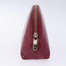 LOUIS VUITTON Epi Pochette Cosmetic PM Pouch Fuchsia M40641 LV Auth 133170-4