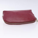 LOUIS VUITTON Epi Pochette Cosmetic PM Pouch Fuchsia M40641 LV Auth 133170-5