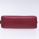 LOUIS VUITTON Epi Pochette Cosmetic PM Pouch Fuchsia M40641 LV Auth 133170-6