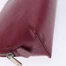 LOUIS VUITTON Epi Pochette Cosmetic PM Pouch Fuchsia M40641 LV Auth 133170-14