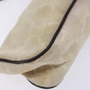 CELINE Macadam Canvas Accessory Pouch PVC Beige Auth 133172-16