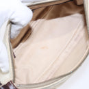 CELINE Macadam Canvas Accessory Pouch PVC Beige Auth 133172-11