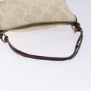 CELINE Macadam Canvas Accessory Pouch PVC Beige Auth 133172-7