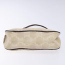 CELINE Macadam Canvas Accessory Pouch PVC Beige Auth 133172-5