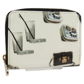 LOUIS VUITTON Vernis Sticker Print Nicola Geschier Coin M50372 LV Auth 133175V