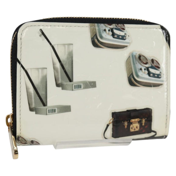 LOUIS VUITTON Vernis Sticker Print Nicola Geschier Coin M50372 LV Auth 133175V