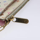 LOUIS VUITTON Monogram Multicolor Pochette Cles NM White M93734 LV Auth 133176-9