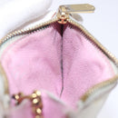 LOUIS VUITTON Monogram Multicolor Pochette Cles NM White M93734 LV Auth 133176-18