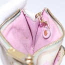 LOUIS VUITTON Monogram Multicolor Pochette Cles NM White M93734 LV Auth 133176-19