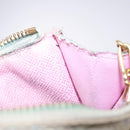 LOUIS VUITTON Monogram Multicolor Pochette Cles NM White M93734 LV Auth 133176-12