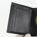CHANEL Wallet Leather Black Gold CC Auth 133181V-16