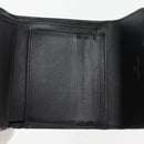 CHANEL Wallet Leather Black Gold CC Auth 133181V-17