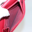 CHANEL Long Wallet Caviar Skin Pink CC Auth 133182-11