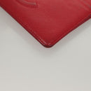 CHANEL Long Wallet Caviar Skin Pink CC Auth 133182-14