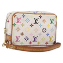 LOUIS VUITTON Monogram Multicolor Trousse Wapity White M58033 LV Auth 133186-1