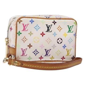 LOUIS VUITTON Monogram Multicolor Trousse Wapity White M58033 LV Auth 133186