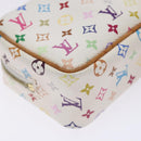 LOUIS VUITTON Monogram Multicolor Trousse Wapity White M58033 LV Auth 133186-16
