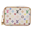 LOUIS VUITTON Monogram Multicolor Trousse Wapity White M58033 LV Auth 133186-13