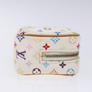 LOUIS VUITTON Monogram Multicolor Trousse Wapity White M58033 LV Auth 133186-3