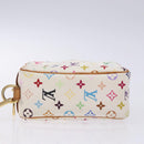 LOUIS VUITTON Monogram Multicolor Trousse Wapity White M58033 LV Auth 133186-6