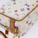 LOUIS VUITTON Monogram Multicolor Trousse Wapity White M58033 LV Auth 133186-14