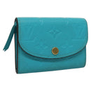 LOUIS VUITTON Empreinte Porte Monnaie Rosary Coin Purse Blue M14085 Auth 133196-1
