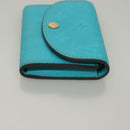 LOUIS VUITTON Empreinte Porte Monnaie Rosary Coin Purse Blue M14085 Auth 133196-3