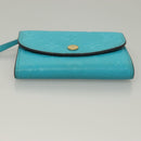 LOUIS VUITTON Empreinte Porte Monnaie Rosary Coin Purse Blue M14085 Auth 133196-6