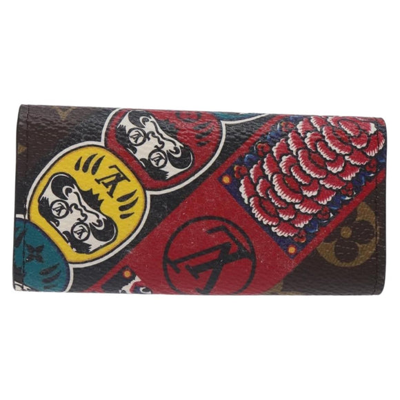 LOUIS VUITTON Monogram Kabuki Daruma Multicles 4 Key Case M67252 LV Auth 133197A