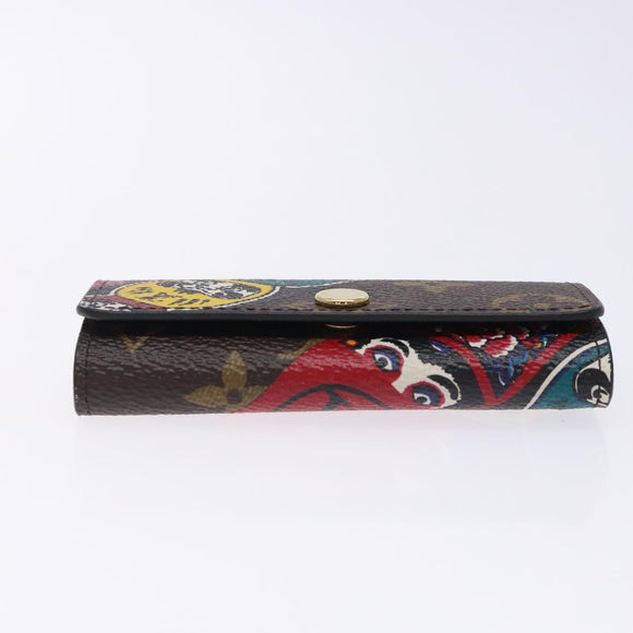 LOUIS VUITTON Monogram Kabuki Daruma Multicles 4 Key Case M67252 LV Auth 133197