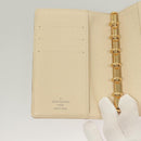 LOUIS VUITTON Damier Azur Agenda PM Day Planner Cover R20706 LV Auth 133199-18