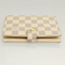 LOUIS VUITTON Damier Azur Agenda PM Day Planner Cover R20706 LV Auth 133199-3