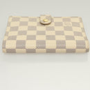 LOUIS VUITTON Damier Azur Agenda PM Day Planner Cover R20706 LV Auth 133199-4