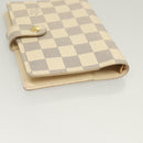 LOUIS VUITTON Damier Azur Agenda PM Day Planner Cover R20706 LV Auth 133199-5